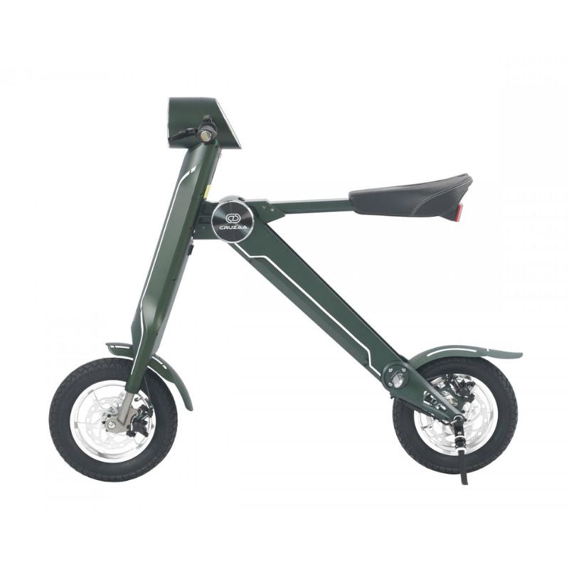 Cruzaa Limited Edition Magno Green  Sit-Down Electric Scooter– with Built-in Speakers & Bluetooth SKU100008