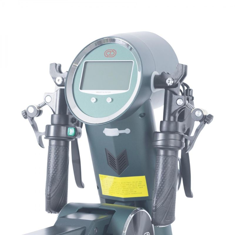 Cruzaa Limited Edition Magno Green  Sit-Down Electric Scooter– with Built-in Speakers & Bluetooth Display Screen
